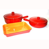Terracotta 5-Piece Cookware Set