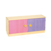 Tropical Sea Two Door Storage Unit in Chocolate