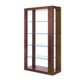 Dado 5 Tier Glass Shelf Wall Unit
