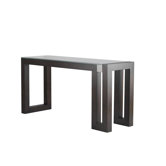 Calligraphy Rectangle Glass Top Console Table