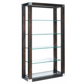 Calligraphy 5 Tier Glass Shelf Wall Unit