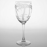 Palm Tree Goblet Glass (Set of 4)