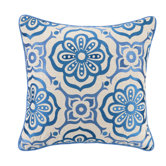 Citadel II Linen Embroidered Pillow