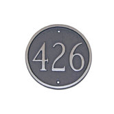 Circle Standard Address Plaque