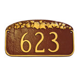 Ivy Leaf Address Plaque