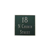 Classic Standard Square Address Plaque