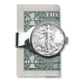 Walking Liberty Half Dollar Money Clip