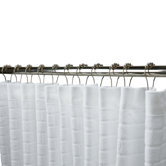 Light Subway Tile Shower Curtain