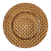 Braid 13" Glass Charger Plate