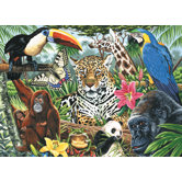 Painting by Numbers Artist Canvas Series Zoo Montage Set