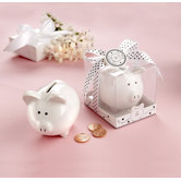 "Li'L Saver Favor" Ceramic Mini-Piggy Bank in Gift Box