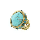 Round Cut Statement Ring