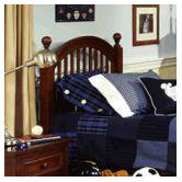 American Spirit Low Poster Slat Headboard