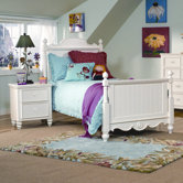Summer Breeze Scroll Top Low Panel Bedroom Collection