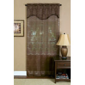 Dakota Panel with Attached Pleated Valance