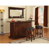 Nova Bar Set in Distressed Walnut