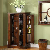 Dublin Old World Armoire Bar Cabinet
