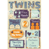 Cardstock Stickers Terrific Twins