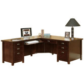 68.25" Computer Desk for Left Hand Facing Keyboard Return
