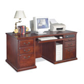 68.25 Double Pedestal Computer Desk