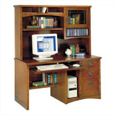 California Bungalow Deluxe Computer Desk and Organizer Hutch