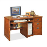Mission Pasadena Deluxe Computer Desk