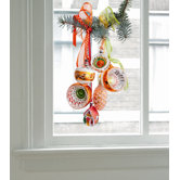 Limited Christmas Edition Window Decals in Orange