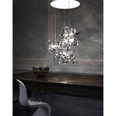 Argent 12 Light 29.9" Suspension White Iron Finish Pendant