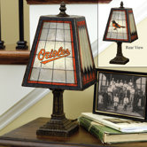 MLB 14" Art Glass Table Lamp