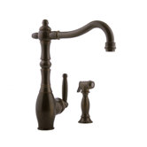 One Handle Single Hole Kitchen Faucet with Spray