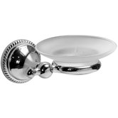 Bathroom Glass Soap Dish and Holder
