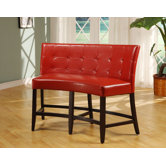 Bossa Leatherette Bench