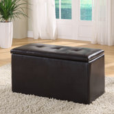 Urban Leatherette Storage Bench