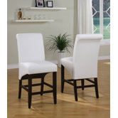 Cosmo Sleigh Back Counter Stool (Set of 2)