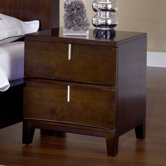 Legend Wood 2 Drawer Nightstand