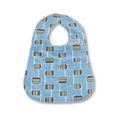 Bib in Hopscotch Blue