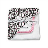 Hooded Towel Set in Flutter Pink