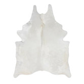 Natural Cowhide Ivory Rug
