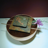 Sacred Fish Stone Tabletop Fountain