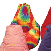 Monogram Tie Dye Tear Drop Bean Bag Lounger