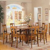 Tuscany 9 Piece Counter Height Dining Set