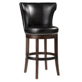 Tavern Bonded Leather Swivel Stool