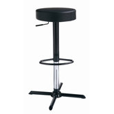 Franco Faux Leather Adjustable Barstool