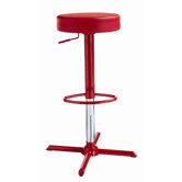 Franco Faux Leather Adjustable Barstool