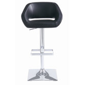 Gustavo Faux Leather Adjustable Barstool