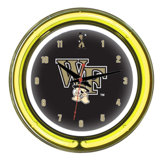 NCAA 14" Team Neon Wall Clock