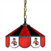 NCAA 14" Wide Swag Hanging Lamp