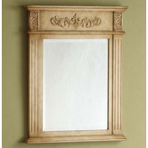 Sienna 24" Vanity Mirror in Antique White