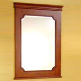 Greenwhich Bathroom Vanity Mirror in Dark Brown