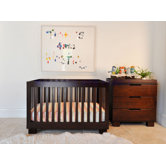 Modo Three Piece Convertible Crib Nursery Set